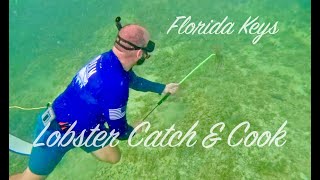 “Free Dive Lobster in the Florida Keys — Dinner from the Reef”