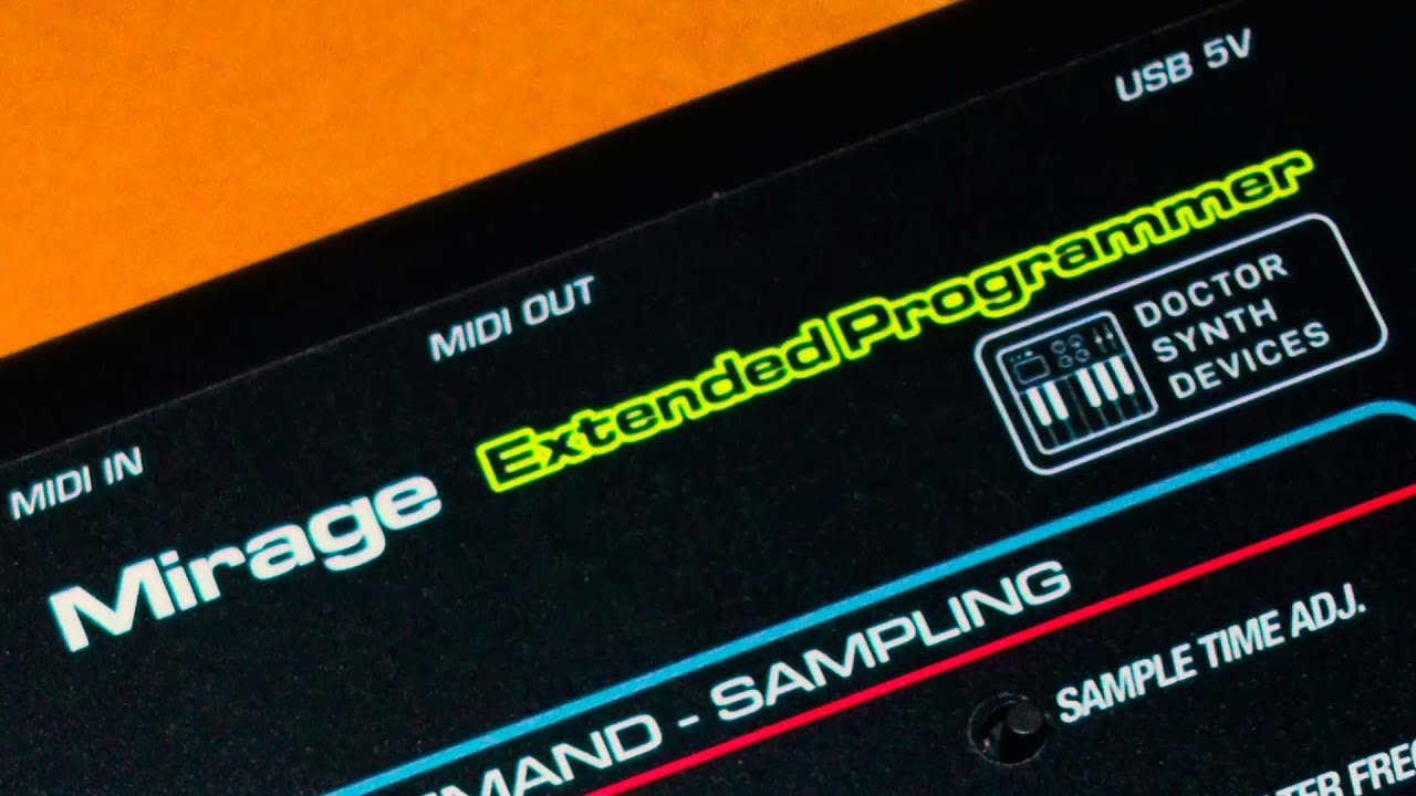 Ensoniq Mirage Extended Programmer - YouTube