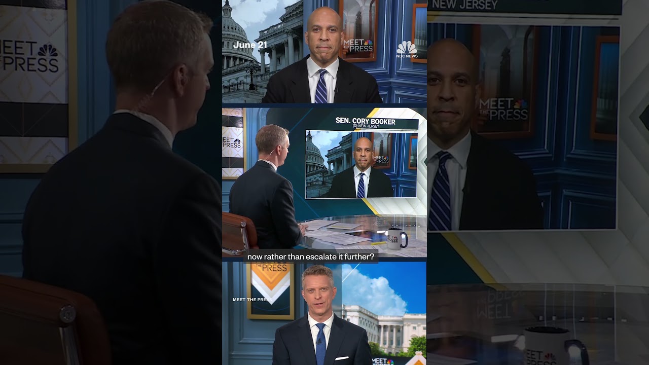 Cory Booker reacts to Democrat giving Trump ‘credit’ for Iran deal