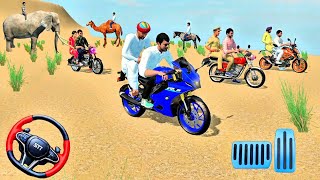 🎮🎯 Drive bike stunts 3D game 🎮🎯 #indianvehiclessimulator3dgame #androidgame #gamingvideo  screenshot 2