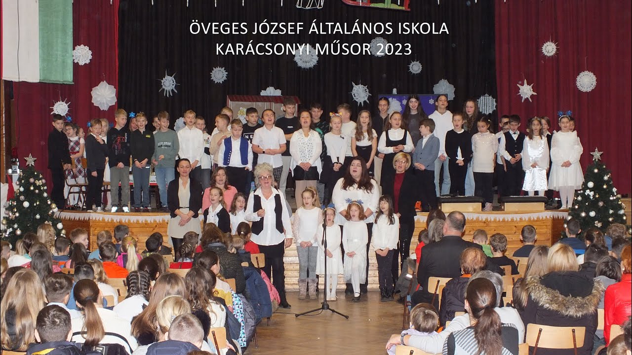 Öveges József Általános Iskola karácsonyi műsora 2023