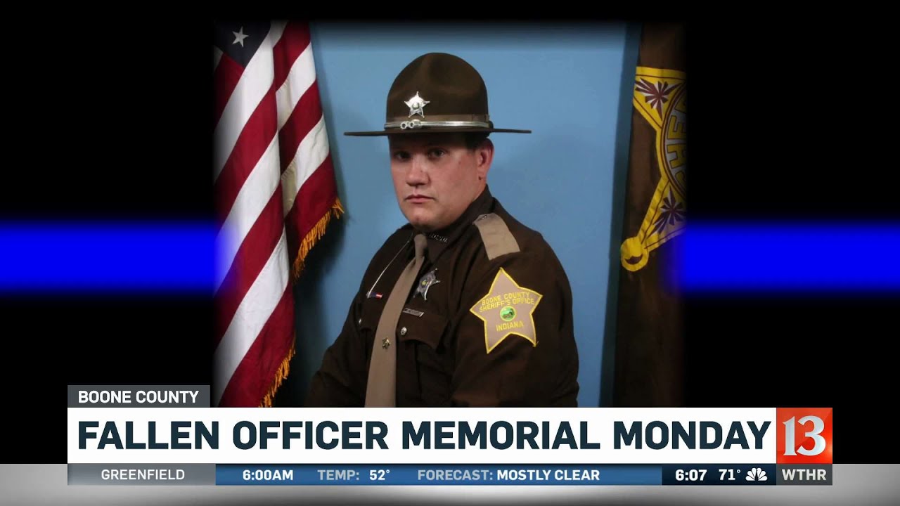 Fallen officer memorial will be held on Monday - YouTube