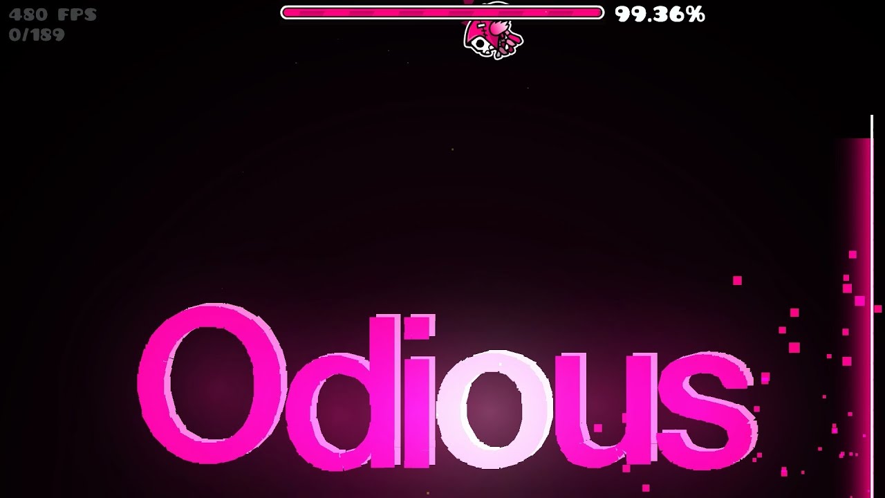 Odious by JerKitten (insane demon) 1 Coin - Geometry Dash