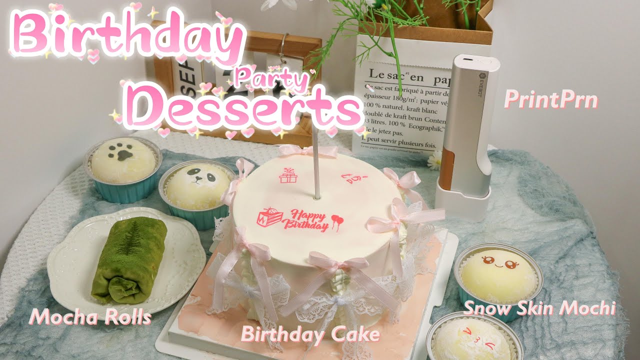 EVEBOT-PrintPen | This birthday dessert party has reached the next level