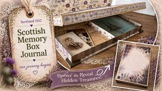 THE SCOTTISH MEMORY BOX JOURNAL - HIDDEN SPACES FOR HIDDEN TREASURES - PART TWO