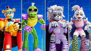 FNAF AR Security Breach Old Version of the Characters Workshop Animation