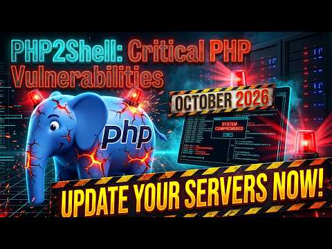 PHP2Shell: Critical PHP Vulnerabilities Explained 🚨 Update Your Servers Now!