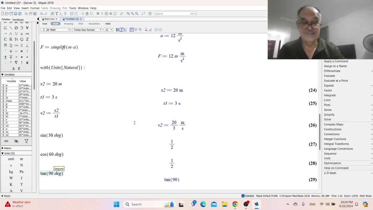 Maple Meeting 3 Part 1