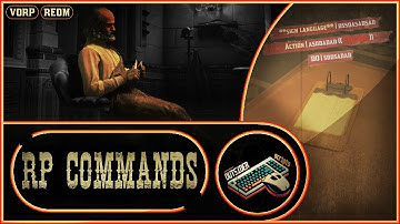 RP commands RedM scripts