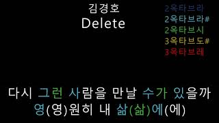 김경호 - Delete (음정체크)