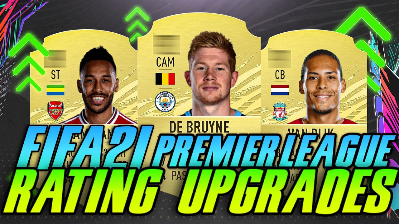 FIFA 21 I PREMIER LEAGUE RATING UPGRADES - DE BRUYNE, AUBAMEYANG, VAN DIJK,...