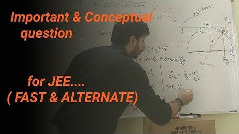 A block of mass m is placed on the top of a smooth movable hemisphere of same mass, then gently bloc