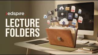 Edspire - Lecture Folders Feature | Organize LMS Lectures | New Update