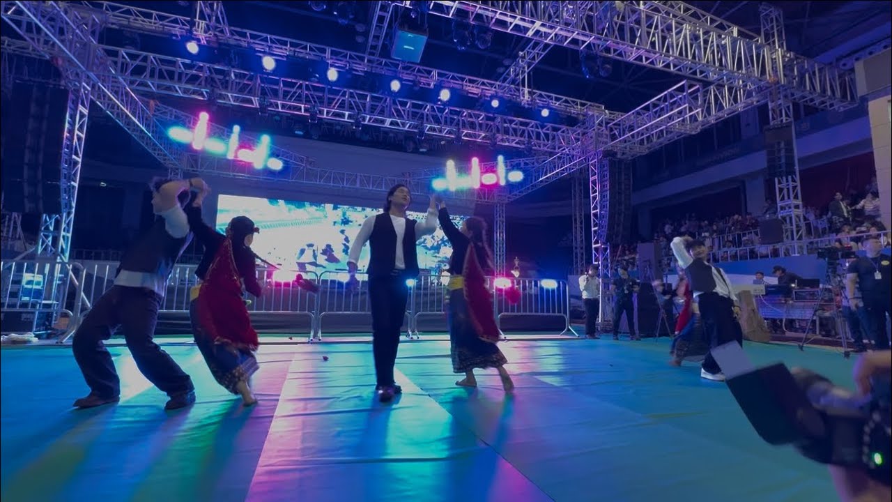 Makhamali choli/chainejo jindaganima❤️|| dance performance in South Korea 🇰🇷 ||