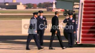OBAMA DEPARTS JOINT BASE ANDREWS