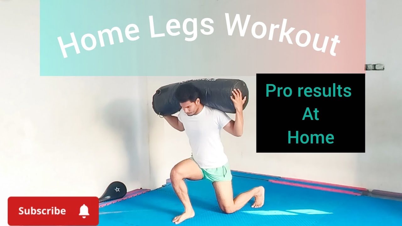 No Gym Legs Workout At Home | Thigh And Hamstring Workout | No Equipment 