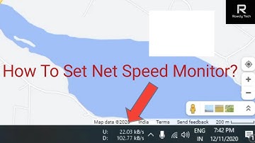 How To Show Net Speed On Taskbar In Windows 10/8/8.1/7 (32&64 Bit) In Hindi.