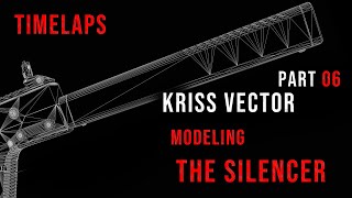 Kriss vector modeling Timelaps | Full pipeline | Game ready model | 3ds max |  part 06