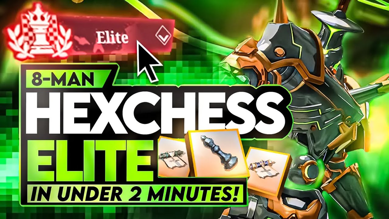 HOW TO HEXCHESS ELITE IN UNDER 2 MINUTES - Crystal of Atlan / COA (8  PLAYER RAID)