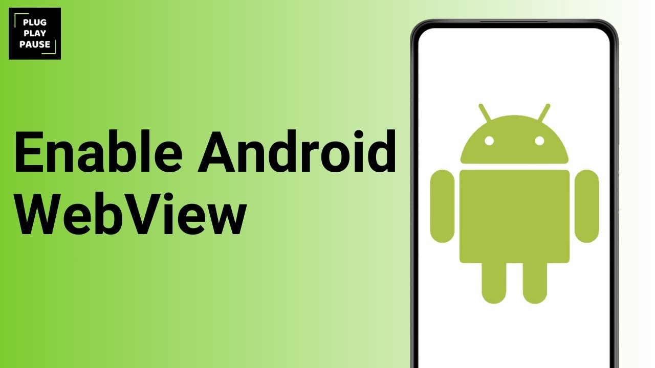 How to enable android system with WebView ? - YouTube