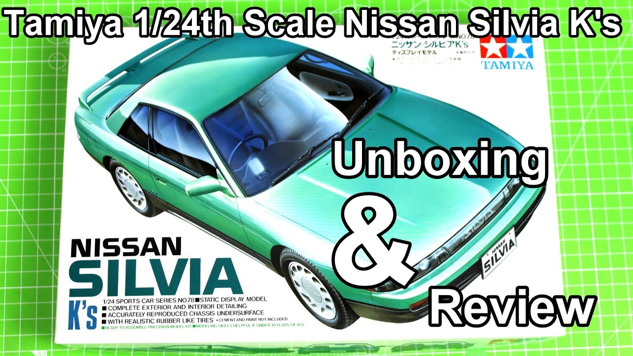 Tamiya 1/24 Nissan Silvia K's Review And Unboxing Of The Plastic