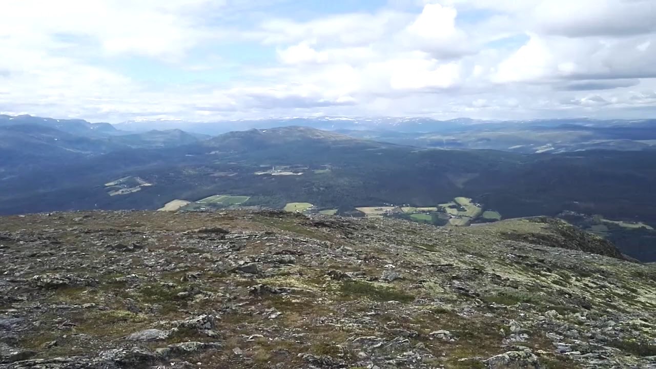 Panoramic view from Storhøi, Sel, Oppland