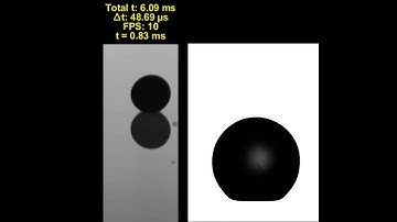 Molten metal alloy droplet impacting a glass sustrate at moderate Weber. Experiment vs LS-DYNA ICFD.