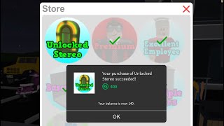Buying The Stereo pass on Bloxburg |Roblox|
