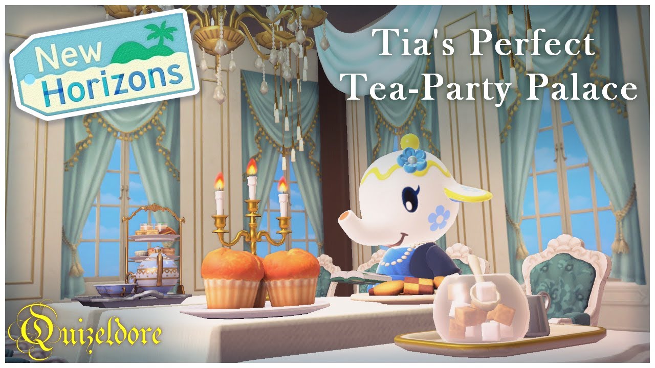 Designing Tia's Perfect TeaParty Palace! Happy Home Paradise DLC