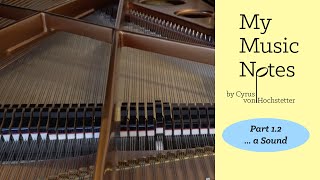 Part 1.2 - In the beginning... a sound | My Music Notes by Cyrus von Hochstetter
