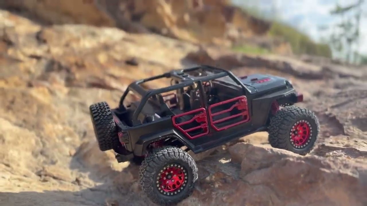 MN128 Jeep rubicon 1/12 scale  off-road 