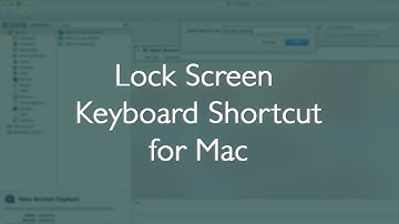 Set a Lock Screen Keyboard Shortcut on Mac (Sort of...) - Mac Tutorial