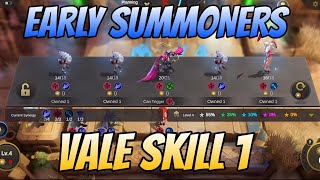 EARLY SUMMONER !! MYSTIC BUREAU AND SUMMONER SYNERGY COMBO | VALE SKILL 1 !! MAGIC CHESS