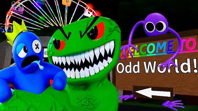 O MONSTRO ROXO DO RAINBOW FRIENDS FOI REVELADO A FORMA VERDADEIRA - Roblox  