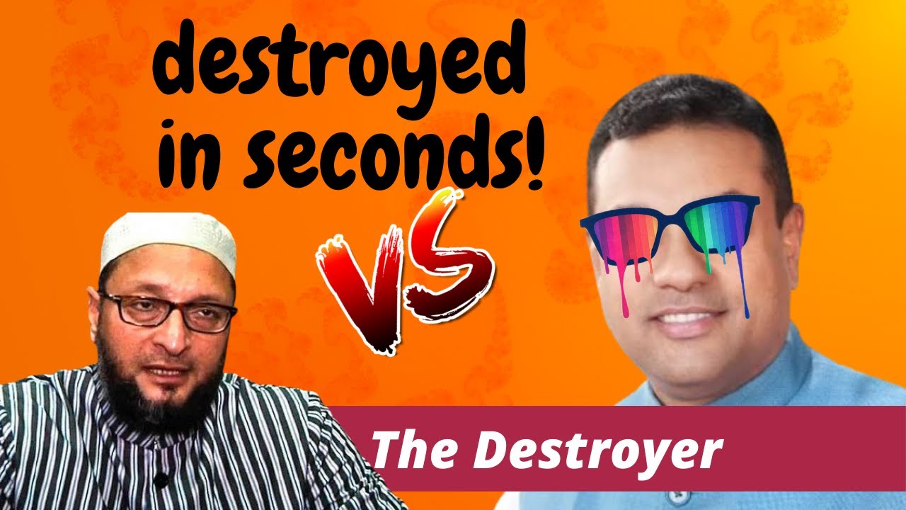 काला दिन | Sambit Patra vs Asaduddin Owaisi Debate