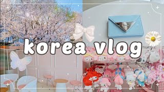 vlog | cute stationery shopping 🎀 aesthetic haul ✨ korea shopping, fennec wallet, many cute things 🧸