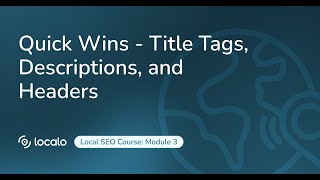 Why Your Local SEO Website Isn't Getting Customers (3 Quick Fixes) | Module 3