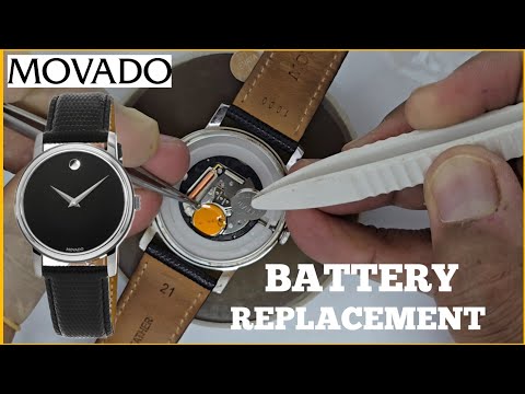 How To Change Battery MOVADO Chrono watch