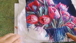 Nakış Günlüğüm Mart  Laleli vazo %60 artış