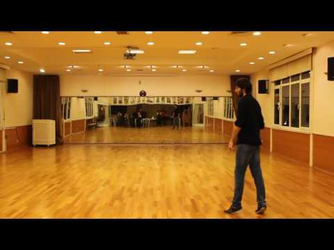 Kafkas dans öğrenme Dönme hareketi  - Circassian dance turns