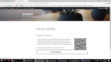LightningPeach Demo: WooCommerce transaction via Lightning Network
