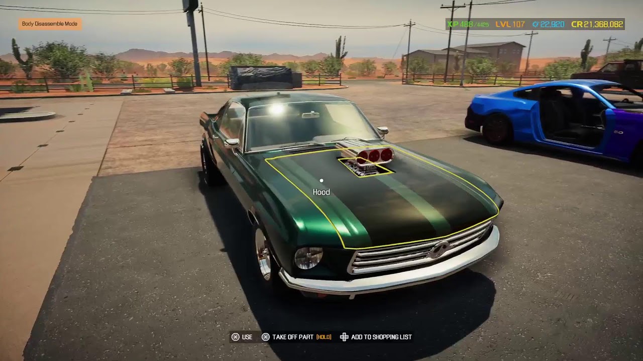 Drag car Salem spectre/ fast back Mustang Car Mechanic Simulator 2021 Developed by Red Dot Games
