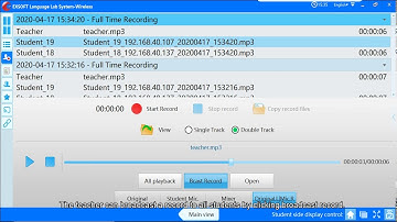 View Area of EXSOFT Wireless Language Lab