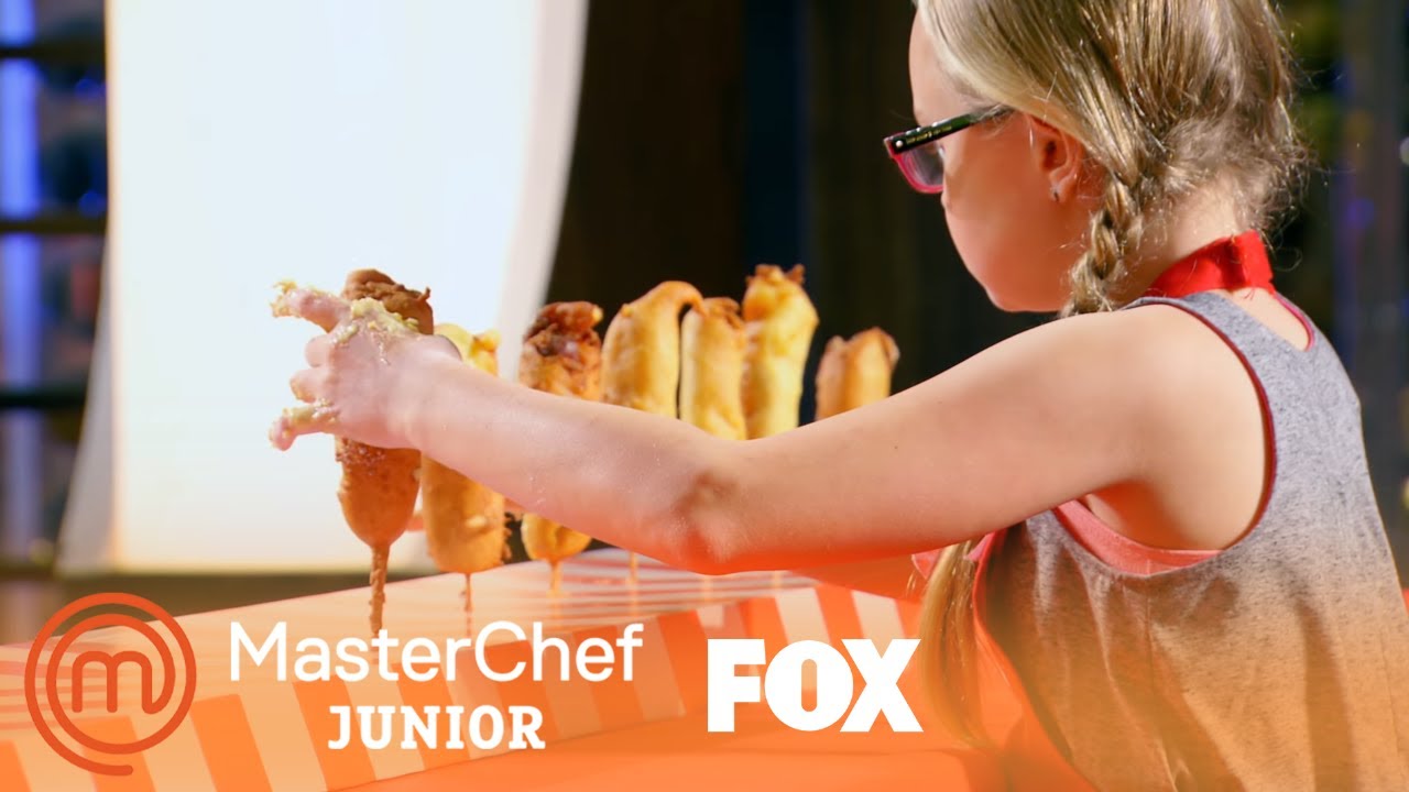 kids anka The Corn Dog Competition Begins! | Season 5 Ep. 4 | MASTERCHEF JUNIOR