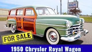 1950 Chrysler Royal Town & Country Wagon * RARE *  FOR SALE ** $54,980 * #usa #chrysler #cool