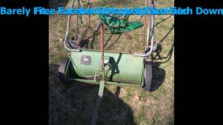 Free John Deere 26T Yard Sweeper Just Needs a DIY Hamper