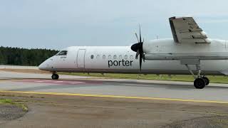 🇨🇦 YOW | Porter Airlines | Dash 8-400 taking off | YOW → BOS | RWY 25 ✈️