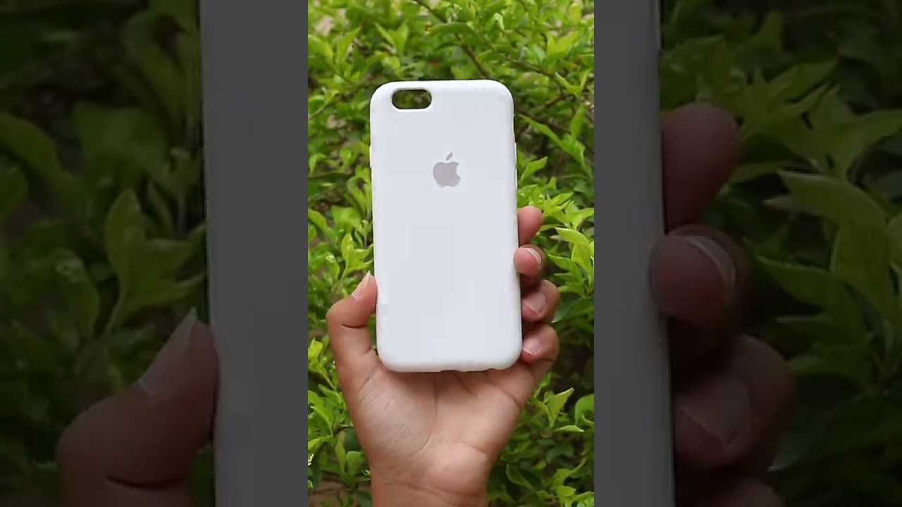 White Original silicone case for Apple Iphone 6