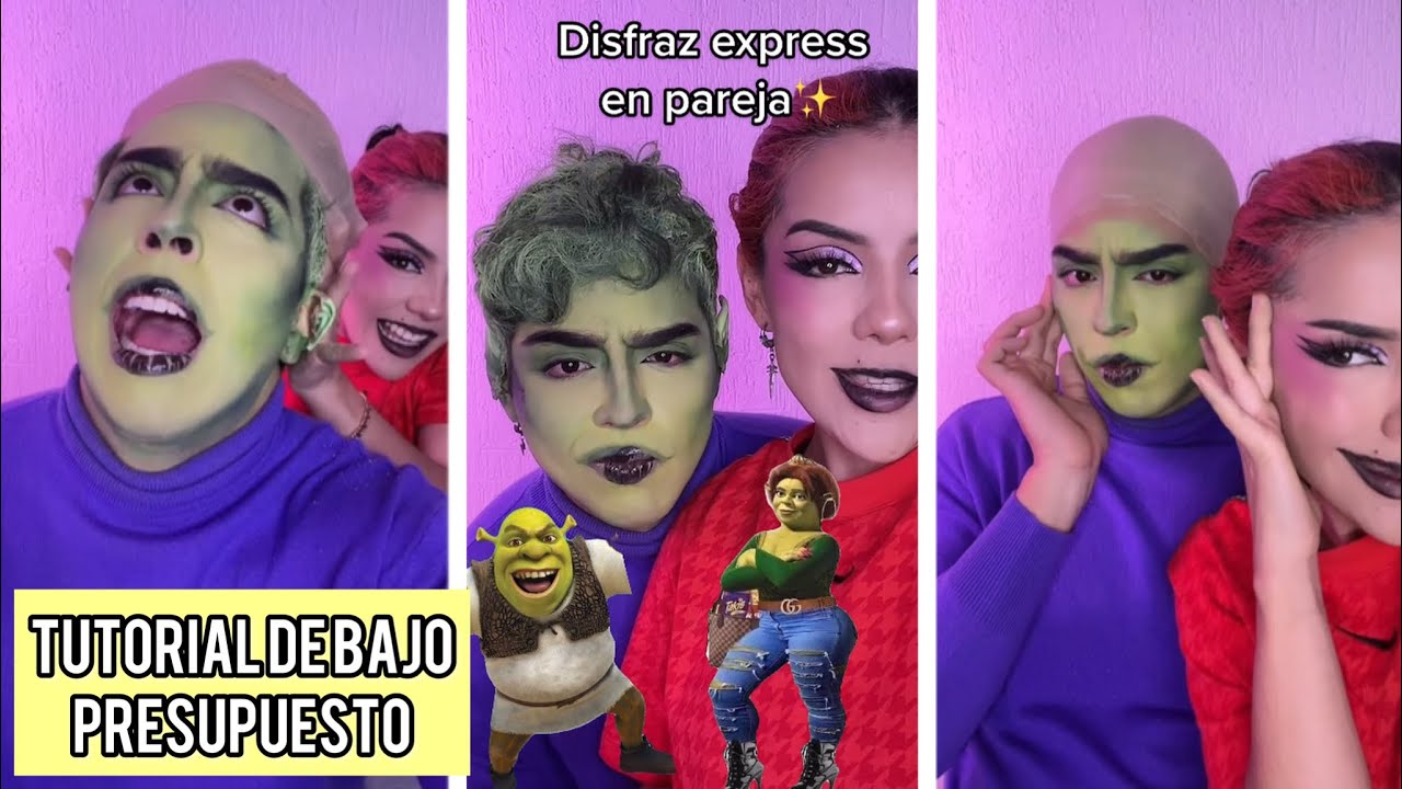 DISFRAZ DE BAJO PRESUPUESTO EN PAREJA 💚 Chuerk y Fiona