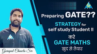 Preparing GATE?? Strategy for self study Student !! करे GATE MATHS खुद से तैयार